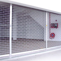 N. A. Aluminium Roller Grille